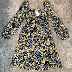Floral print maternity dress